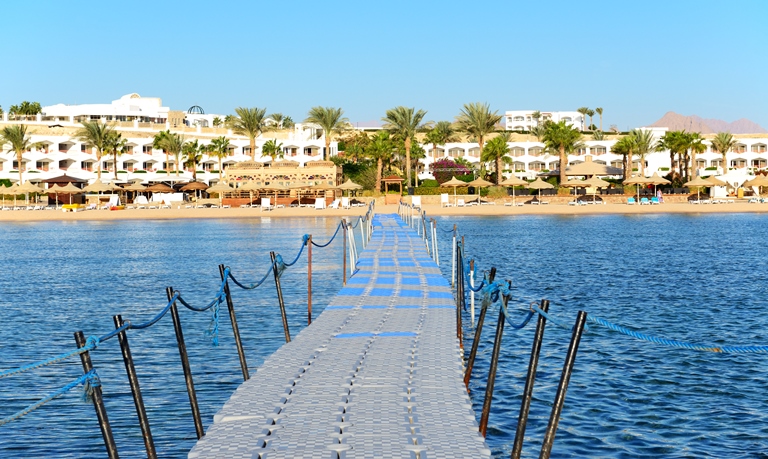 Beach hotel, Sharm el Sheikh, Egypt